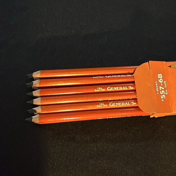 GENERAL’S CHARCOAL PENCILS #557 6B - Picture 6 of 7